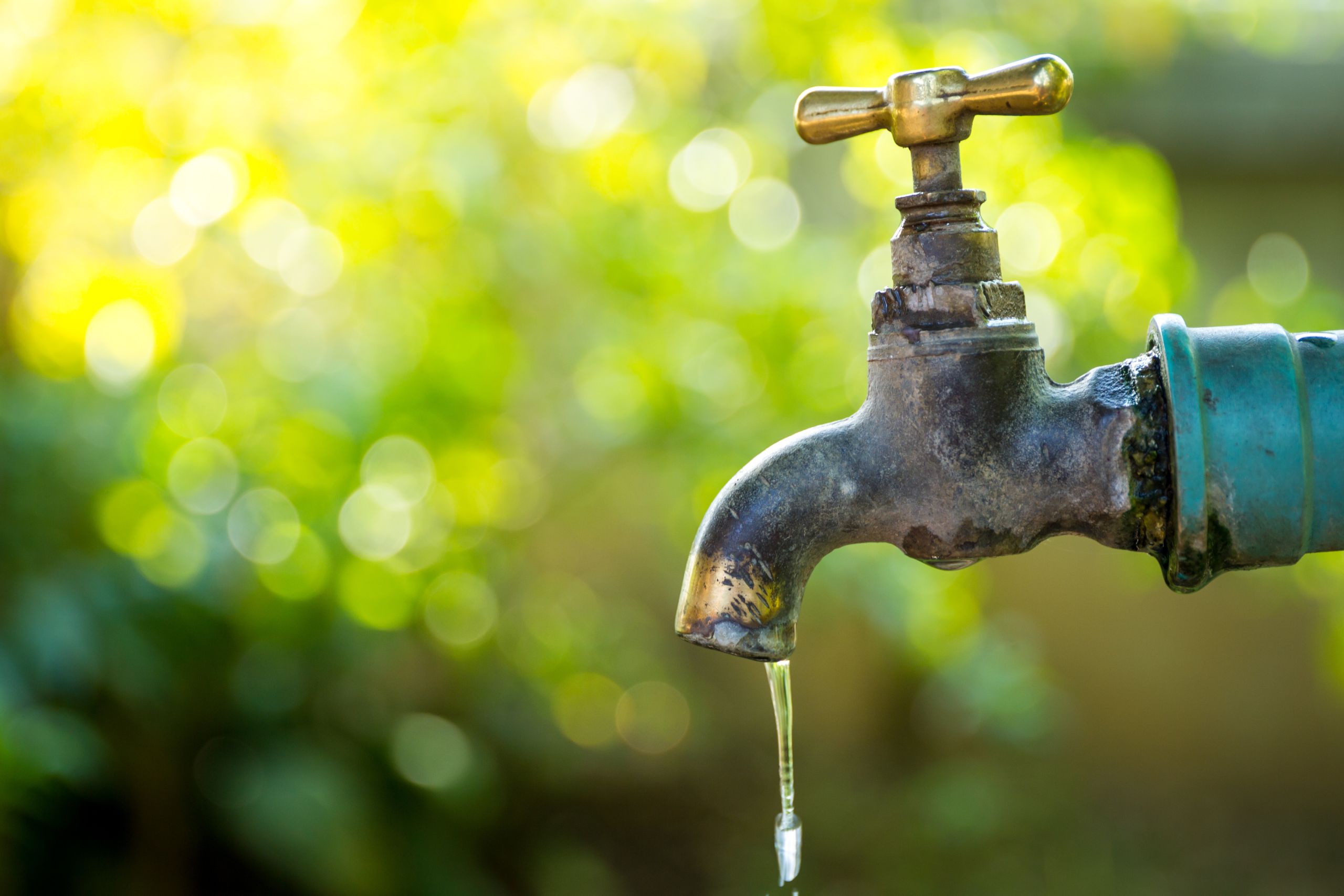 Brass water tap