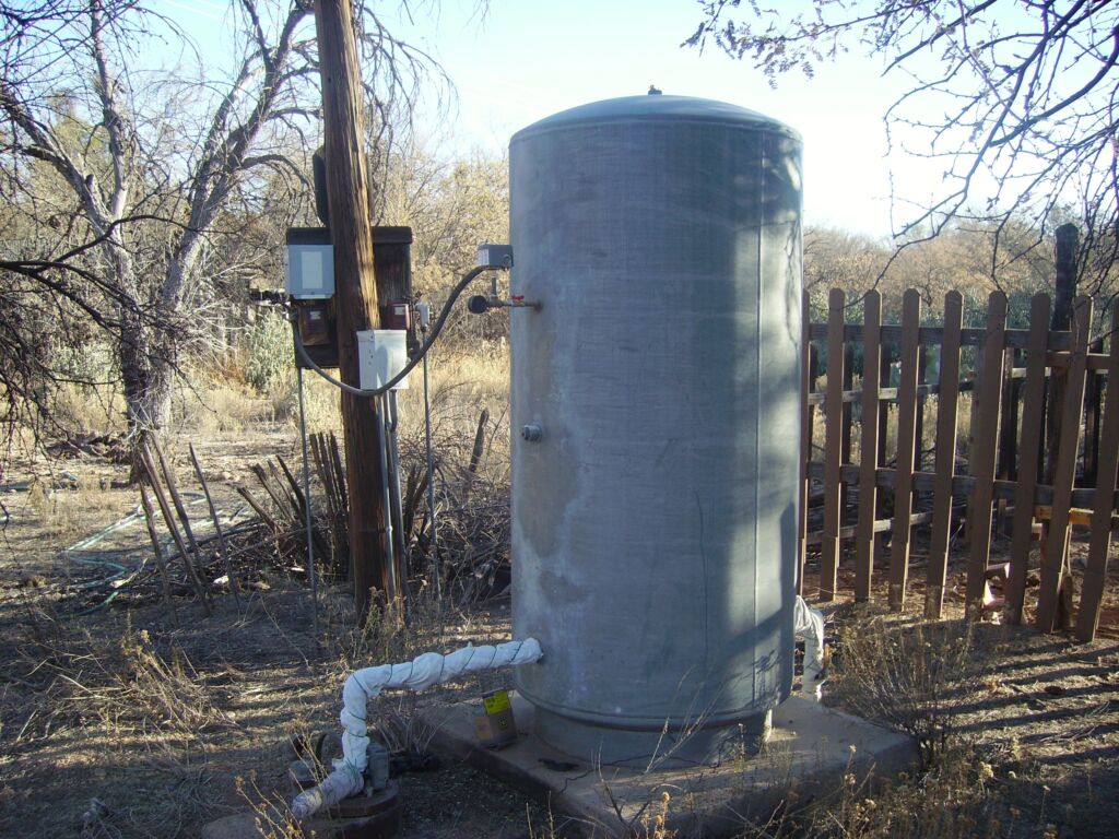Old style pressure tank